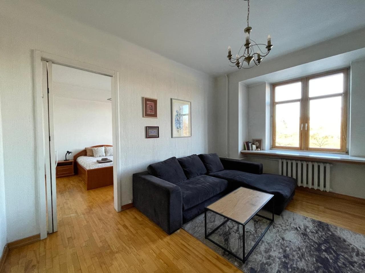 A Cozy Apartment with a Wonderful View of the River in the Old Town of Vilnius