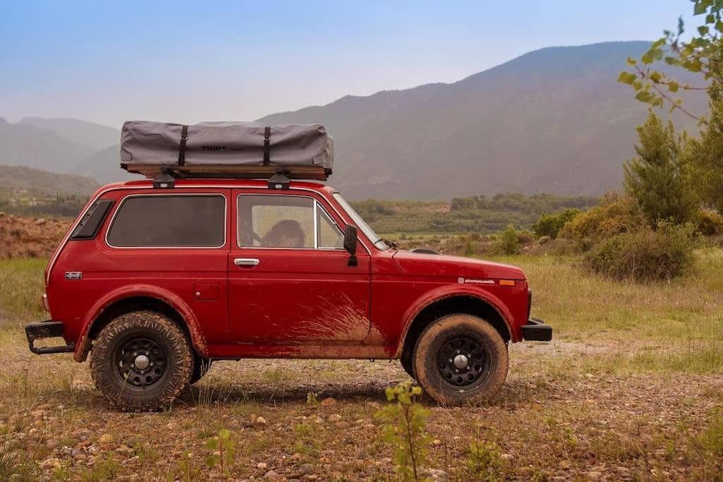 Lada Niva Camperized - Available in Barcelona (Adults Only)