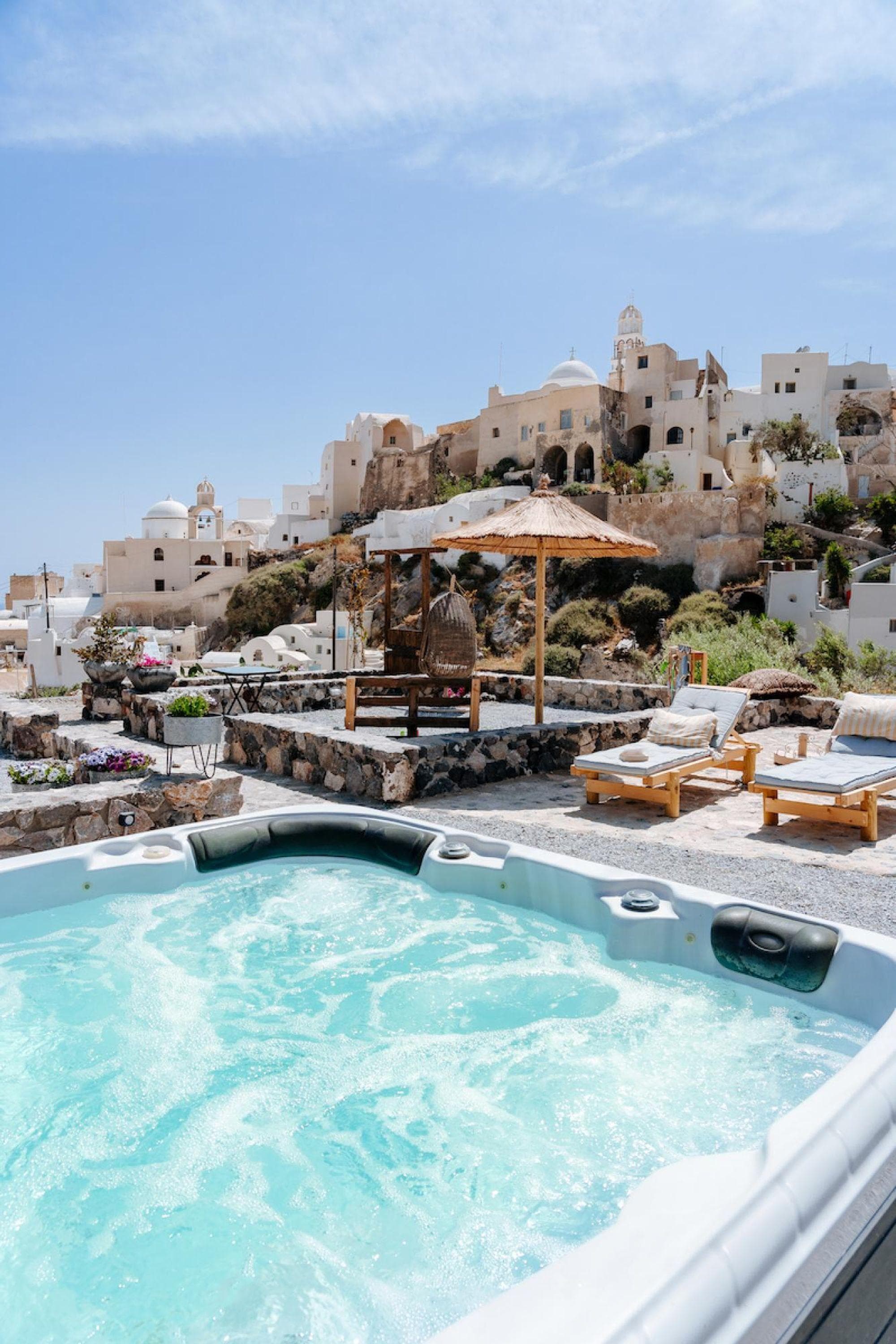 Rock Villas Santorini - Villa Myth | Bioclimatic Villa, Jacuzzi, 110 Sq.M, Up To 4 Guests