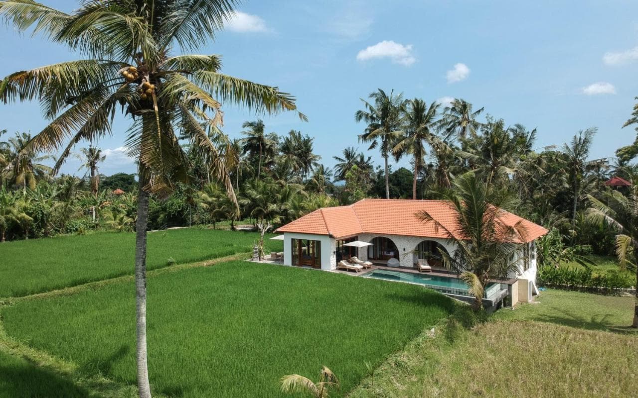 Villa Lena - 3 Bedroom Villa Amidst Ubud's Rice Fields, 180 Degree View