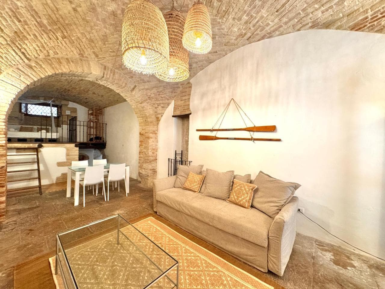 Kalma Arched Loft - Unique Brick Vault in City Heart