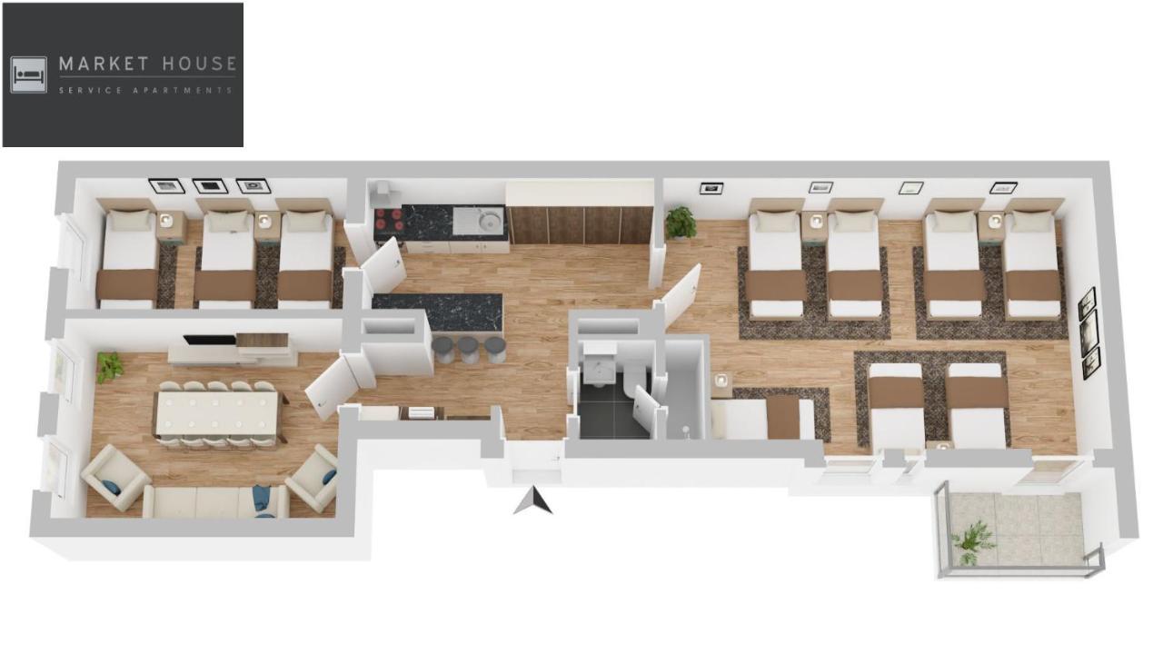 Munich Large Apartment 110 Qm in Very Cetral Location 1 To 12 Guests 2