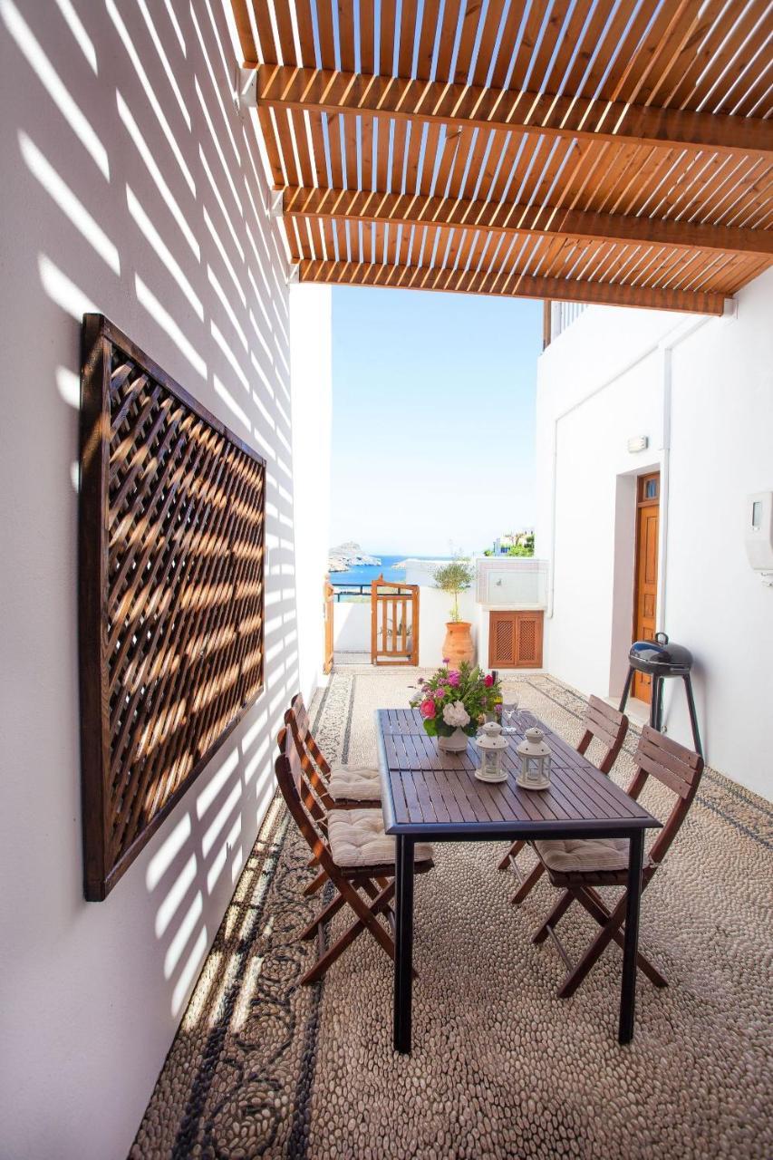 Villa Thalassa Suites 3 Modern Comfort Traditional Greek Charm Private Courtyards Steps From Lindos Square & Beach 2