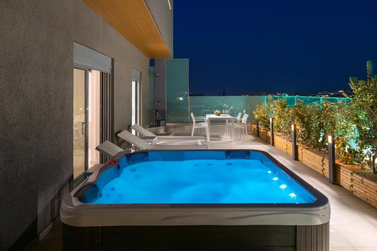 Rhodes Skyline Suite with Out Door Jacuzzi Sea View A2