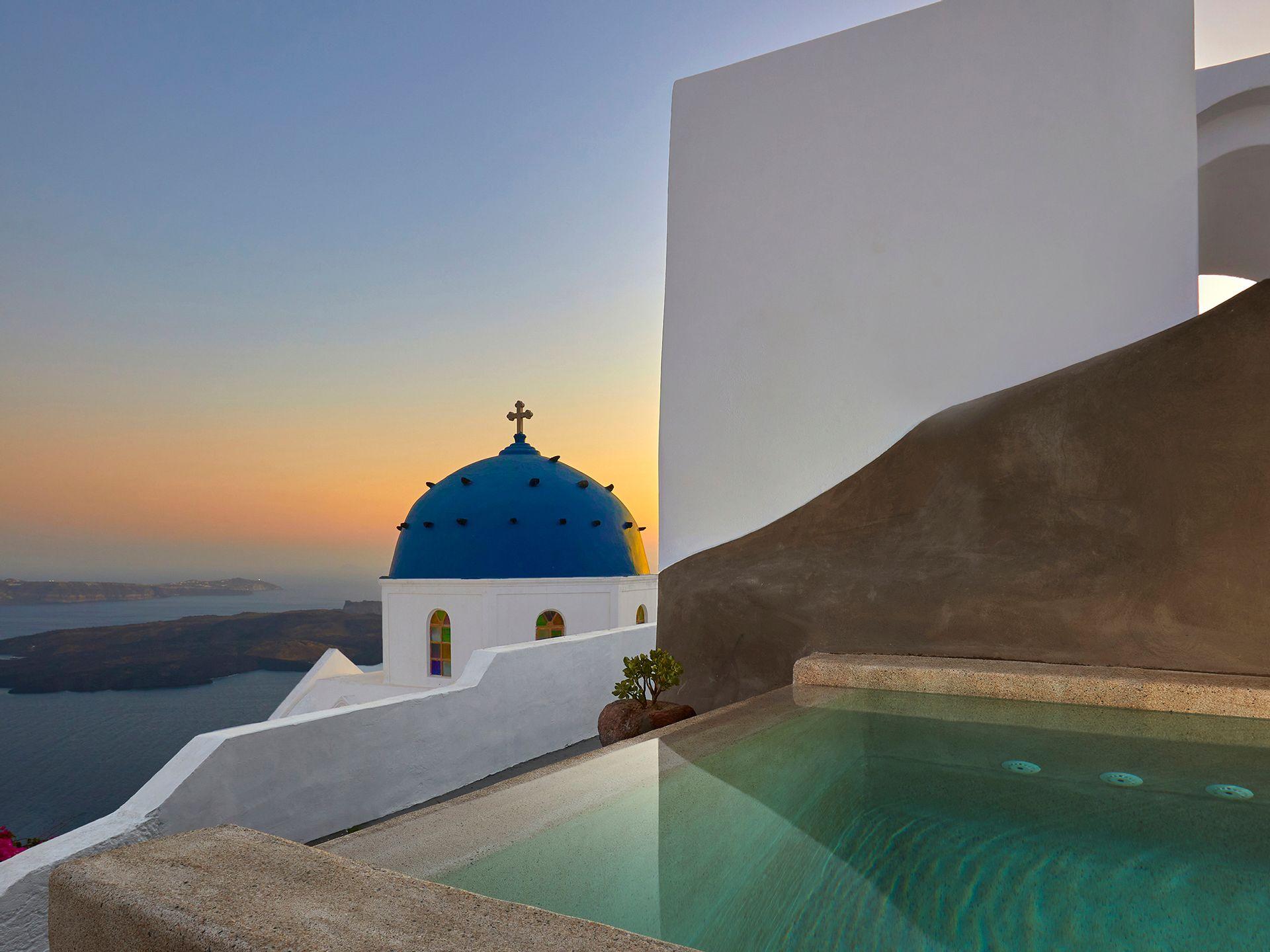 Luxury Villa Blue Dome Santorini 1