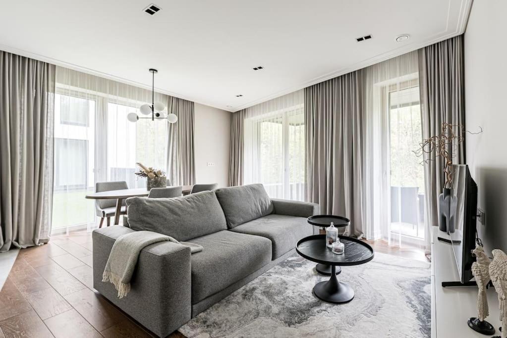 Spacious Luxury Apt W/River View/Terrace Paupys