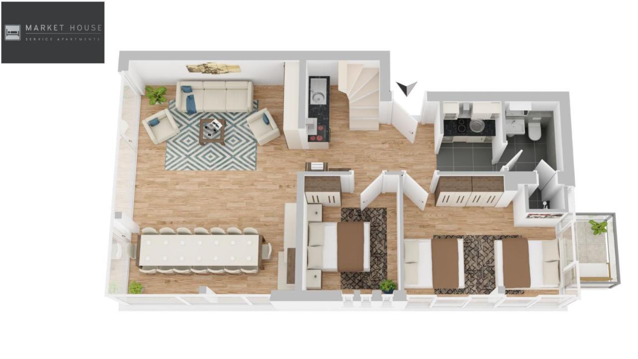 Munich Large Apartment 150 Qm in Top Centrally Located 1 To 15 Guests